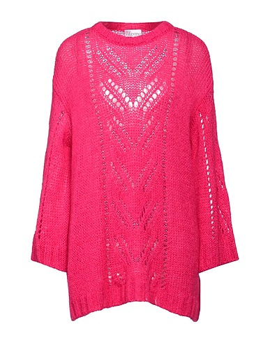 REDValentino Jumper Fuchsia 39% Acrylic, 29% Mohair wool, 22% Polyamide, 10% Polyester