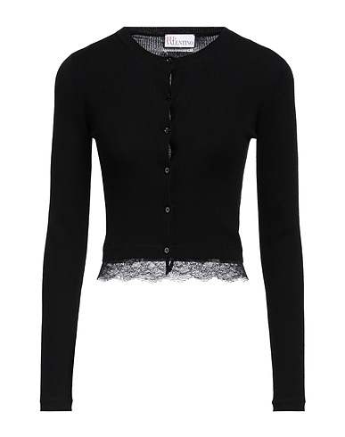 REDValentino Cardigan Black 70% Virgin Wool, 30% Cashmere