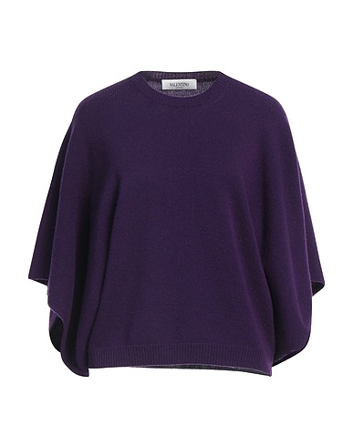 VALENTINO GARAVANI Jumper Purple 70% Virgin Wool, 30% Cashmere