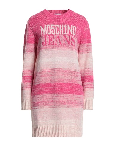MOSCHINO JEANS Short dress Fuchsia 80% Wool, 20% Polyamide