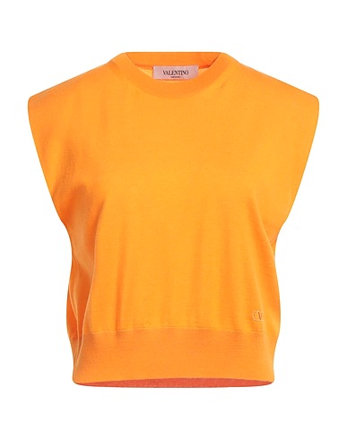 VALENTINO GARAVANI Jumper Orange 100% Virgin Wool, Viscose