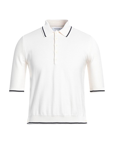 THOM BROWNE Pullover Off white 60% Seta, 40% Cotone