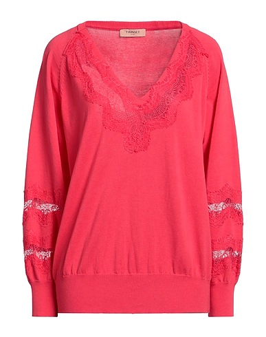 TWINSET Jumper Coral 100% Cotton, Polyamide