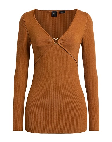 PINKO Pullover Marrone 73% Lana, 27% Poliammide