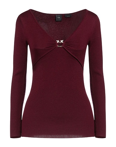 PINKO Jumper Plum 73% Wool, 27% Polyamide