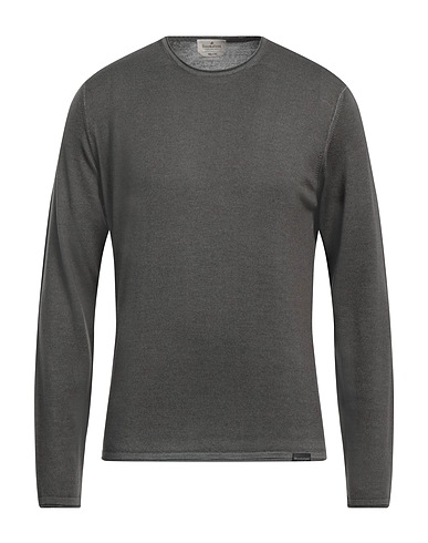 BROOKSFIELD Jumper Military green 100% Virgin Wool