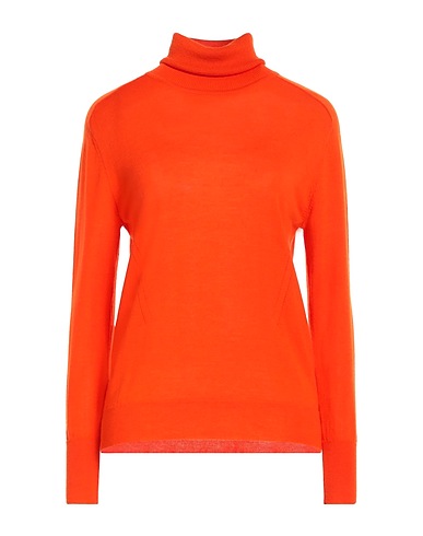 EMMA & GAIA Turtleneck Orange 100% Merino Wool