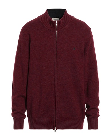 BROOKSFIELD Cardigan Bordeaux 100% Lana
