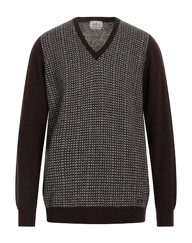 BROOKSFIELD Pullover Marrone 64% Lana, 36% Poliammide