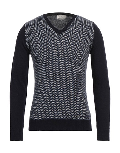 BROOKSFIELD Pullover Blu notte 64% Lana, 36% Poliammide