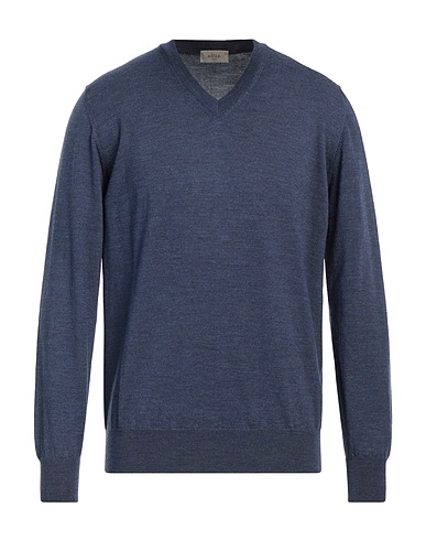 ALTEA Pullover Bleu pétrole 100% Laine vierge