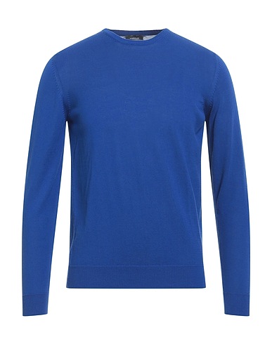 ROSSOPURO Sweater Bright blue 100% Cotton