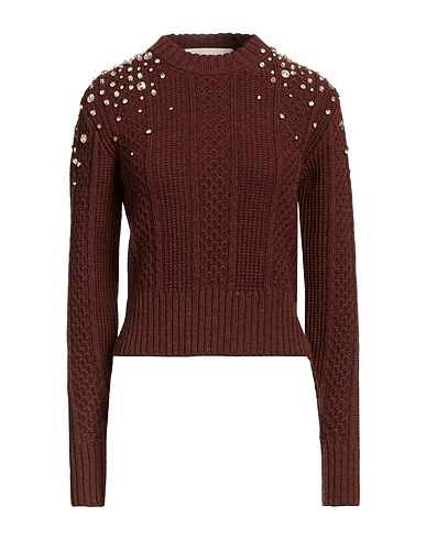 GOLDEN GOOSE Jumper Brown 100% Virgin Wool
