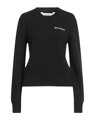 PALM ANGELS Jumper Black 40% Merino Wool, 30% Viscose, 20% Polyamide, 10% Cashmere, Polyester