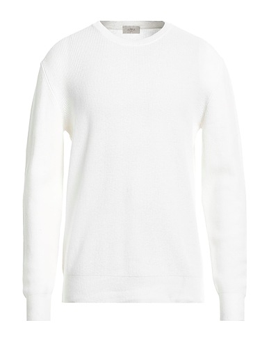 ALTEA Pullover Bianco 55% Lino, 45% Cotone