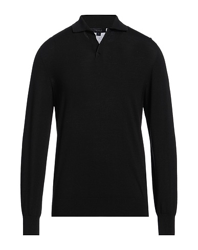 SEASE Pullover Schwarz 100% Merinowolle