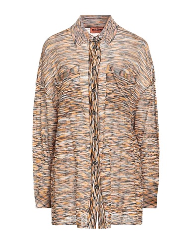 MISSONI Cardigan Giallo ocra 90% Cotone, 10% Poliammide