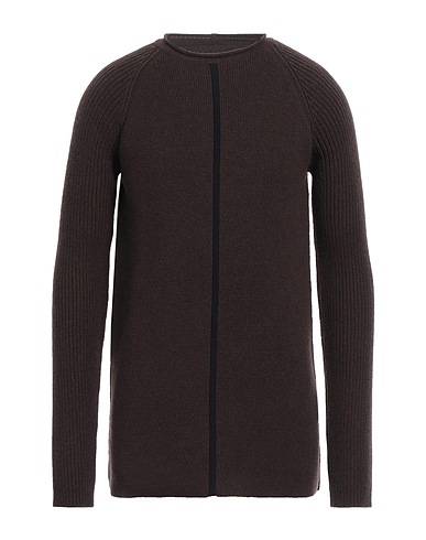 RICK OWENS Cashmere blend Dark brown 97% Cashmere, 3% Wool, Viscose, Polyester