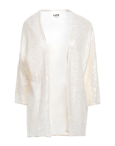 KATE BY LALTRAMODA Cardigan Cream 97% Polyester, 3% Elastane