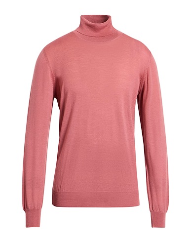 LARDINI Polo neck Antique rose 100% Wool