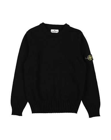 STONE ISLAND JUNIOR Pullover Schwarz 79% Baumwolle, 21% Elastomultiester
