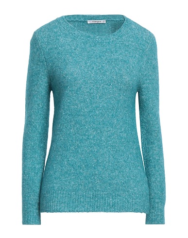 KANGRA Jumper Emerald green 37% Alpaca wool, 30% Cotton, 24% Polyamide, 7% Wool, 2% Elastane