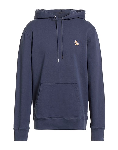 MAISON KITSUNÉ Φούτερ Μπλε αεροπορίας 100% Βαμβάκι