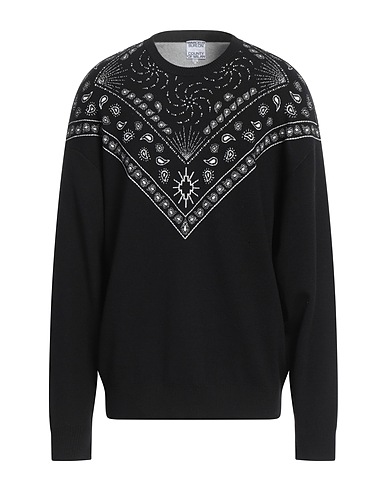 MARCELO BURLON プルオーバー ブラック バージンウール 52% / コットン 42% / ナイロン 6%