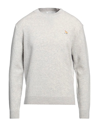 MAISON KITSUNÉ Jumper Light grey 100% Wool