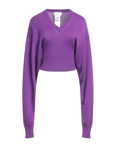 SPORTMAX Sweater Purple 100% Virgin Wool