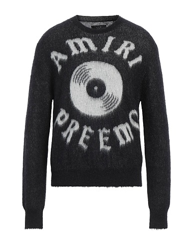 AMIRI プルオーバー ブラック モヘヤ 45% / ナイロン 35% / 毛（アルパカ） 15% / ウール 5%