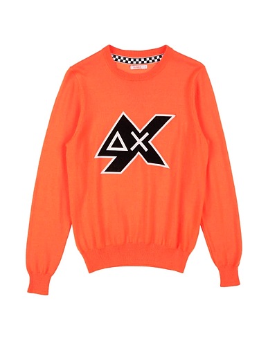 SUN 68 Pullover Orange 50% Merinowolle, 50% Acryl