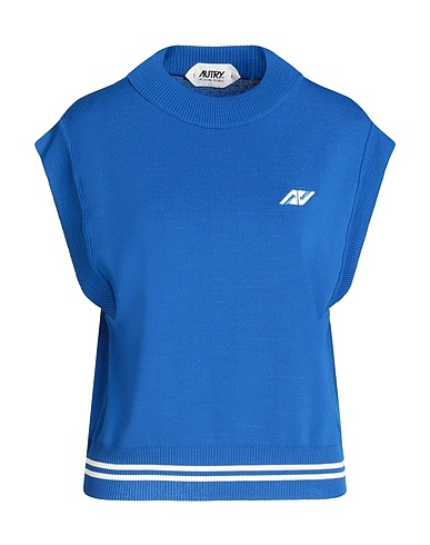 AUTRY Jumper ACTION PEOPLE Bright blue 65% Viscose, 35% Nylon