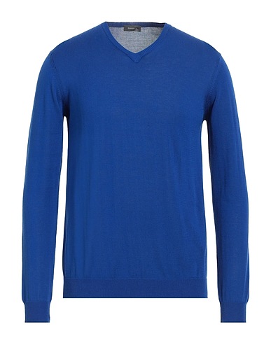 ROSSOPURO Pullover Blu 100% Cotone