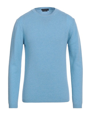 DANIELE FIESOLI Sweater Light blue 100% Geelong Wool