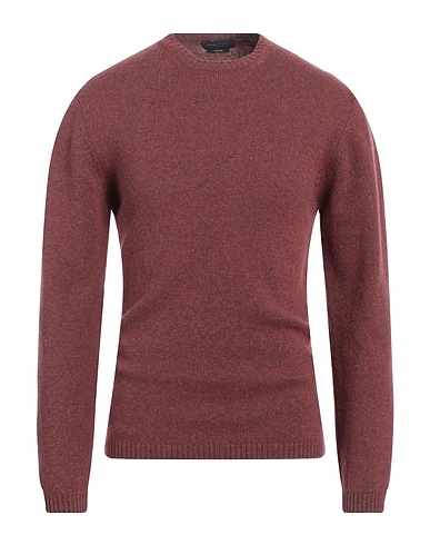 DANIELE FIESOLI Pullover Mattone 100% Lana Geelong