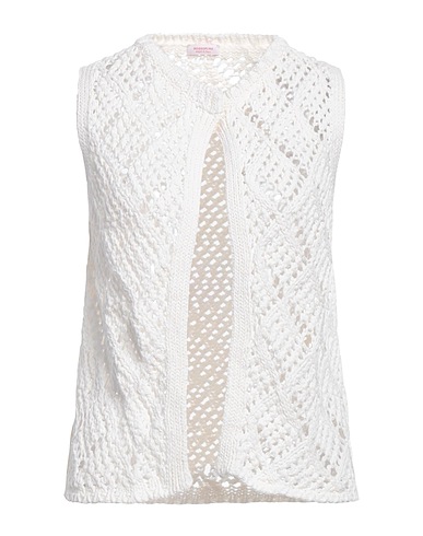 ROSSOPURO Cardigan White 100% Cotton