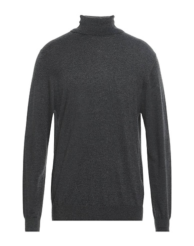 CASHMERE COMPANY Rollkragenpullover Braungrau 40% Wolle, 30% Kaschmir, 15% Seide, 15% Nylon