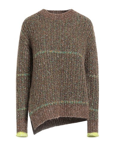 STELLA McCARTNEY Pullover Braun 38% Baumwolle, 32% Wolle, 19% Viskose, 10% Andere Fasern, 1% Elastan