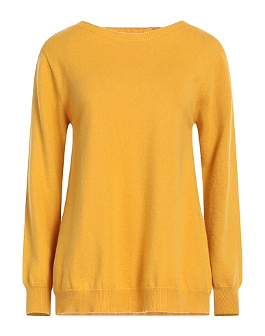 KANGRA Pullover Giallo ocra 70% Lana, 20% Seta, 10% Cachemire