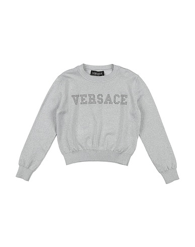 VERSACE YOUNG Jumper 61% Acetate, 30% Polyamide, 6% Metallic Polyester, 3% Elastane