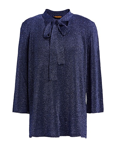 SIYU Pullover Viola 66% Viscosa, 34% Fibra di metallo