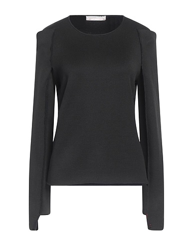 LIVIANA CONTI Sweater Black 100% Virgin Wool, Polypropylene