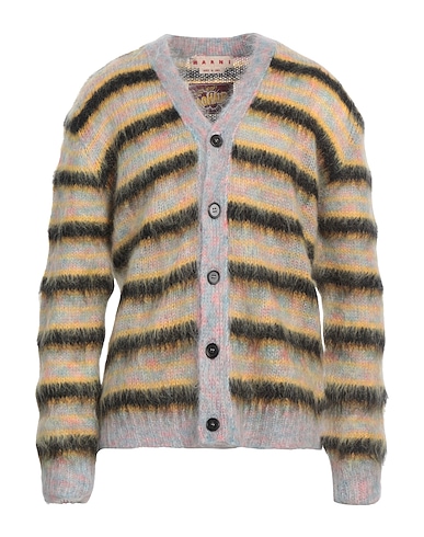 MARNI Cardigan FUZZY WUZZY MOHAIR Yellow 67% Mohair wool, 28% Polyamide, 5% Wool