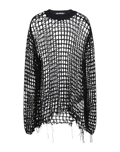JUNYA WATANABE COMME des GARÇONS Sweater Black 52% Wool, 48% Mohair wool