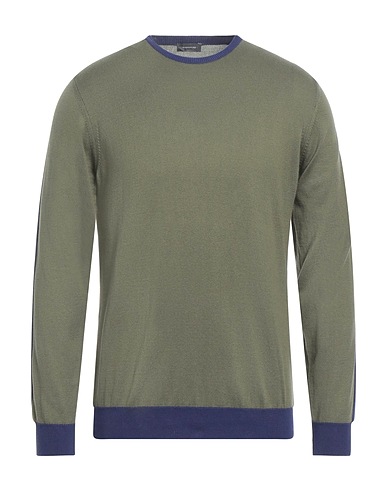 ROSSOPURO Sweater Military green 100% Cotton