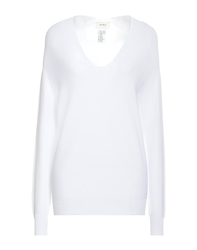 VICOLO Jumper White 65% Viscose, 35% Polyamide