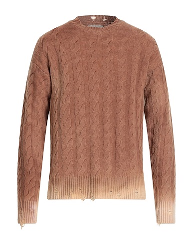 LANEUS Jumper Camel 90% Wool, 10% Cashmere