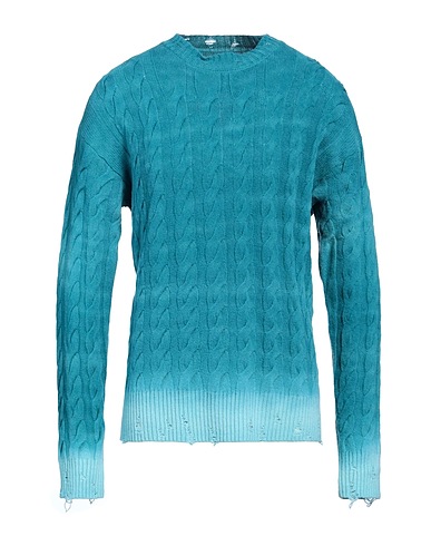LANEUS Pullover Turchese 90% Lana, 10% Cachemire