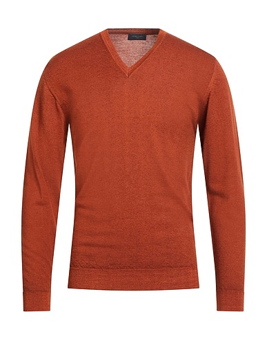 DANIELE FIESOLI Jumper Rust 100% Merino Wool